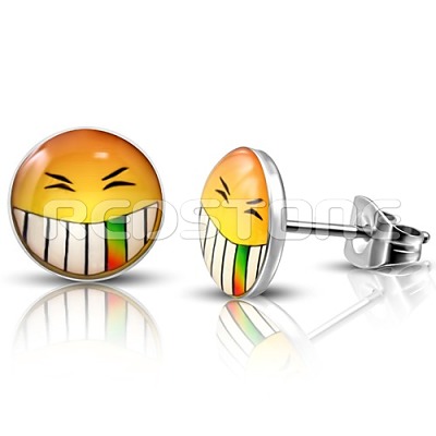 Náušnice so smajlíkmi SS1032